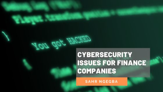 Cybersecurity Issues for Finance Companies